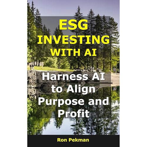 ESG Investing With AI Audiolibro Por Ron Pekman arte de portada