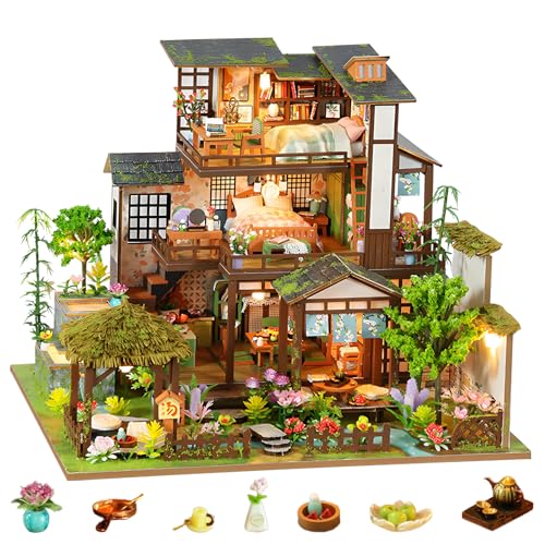 Maison miniature puzzle 3D bois, le cadeau idéal pour adolescent et adulte créatif