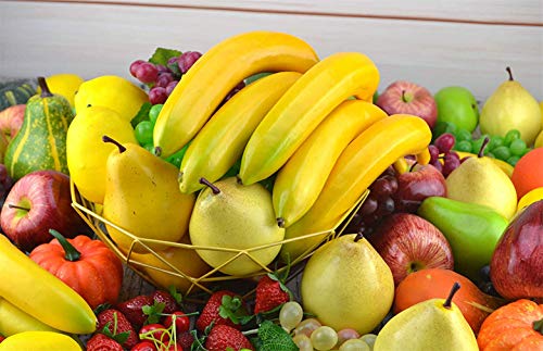Image of Ulalaza 5Pcs Fake Apple Artificial Fruits Model Lifelike Red Apples Home House Kitchen Party Decoration Desk Ornament