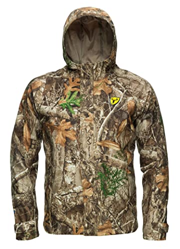 Image of SCENTBLOCKER Men's Lightweight Waterproof Breathable Camo Rain Jacket