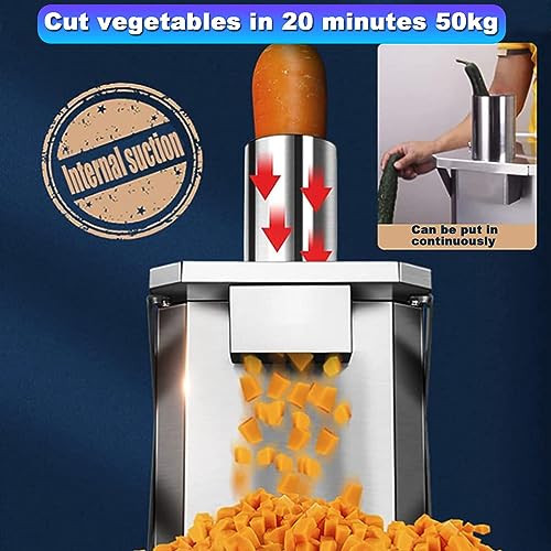 Rallador y cortador eléctrico de verduras de acero inoxidable miniatura 4