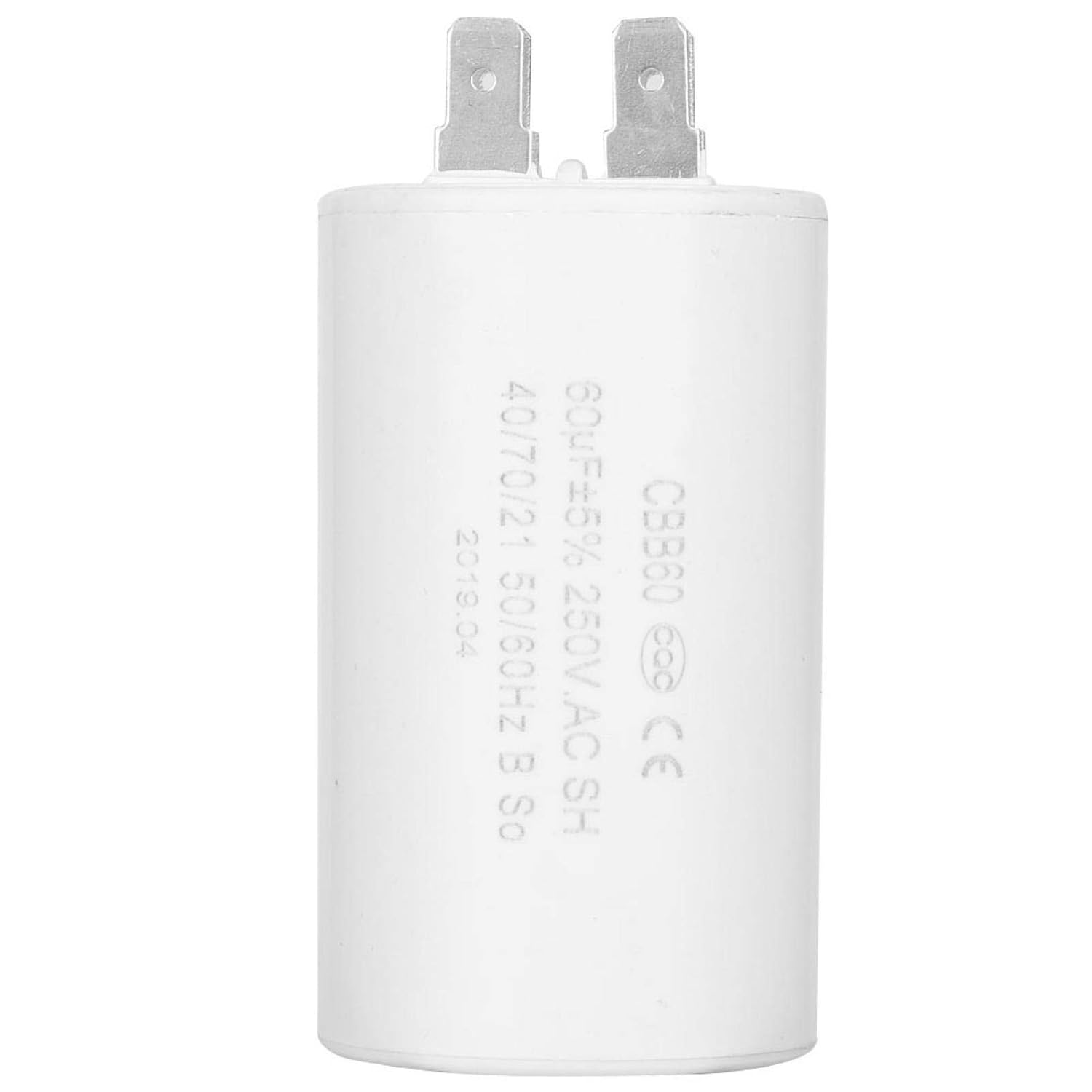 CBB60 AC 250V 60uF 50/60HZ Motor Capacitor Run Capacitors Cylinder Shaped Running Capacitor for Motor Pump
