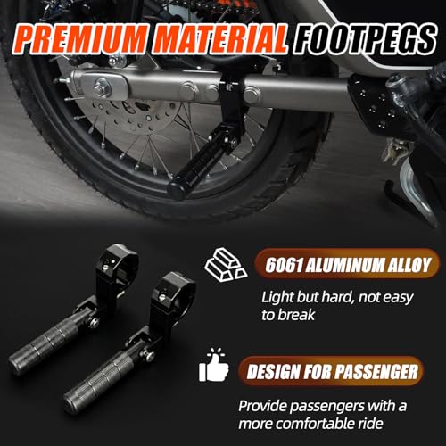 Image of CHANGCHENG Motorcycle Rear Foot Pegs Passenger Peg for CT125