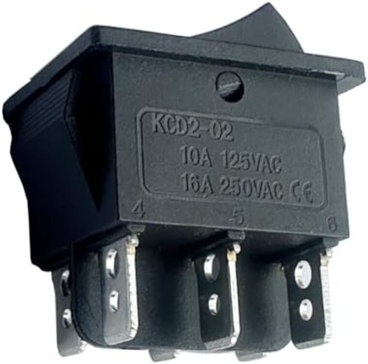 Forward Reverse Switch Pair for Ride-On Toys Works with 6V 12V 24V DC Power Supplies On Off On Configuration (Forward stop back)