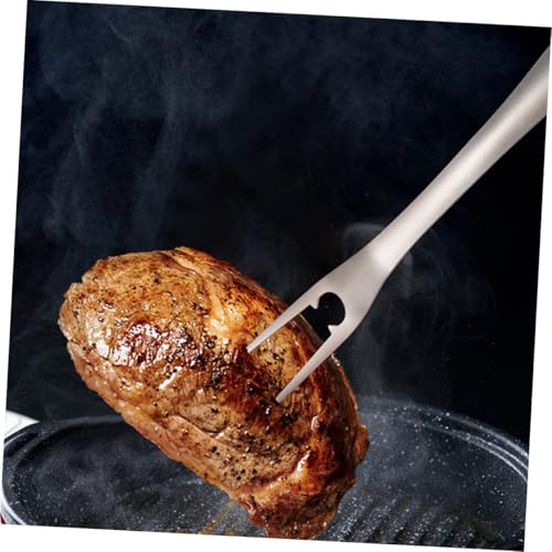 Set de 3 utensilios para parrilla de acero inoxidable miniatura 4