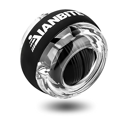 RSLOVE Wrist Ball Gyroscopic Wrist and Forearm Exerciser Strengthener Ball Force Ball Crystal