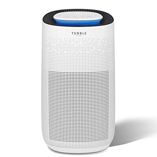 Tubble® Purificador de aire Max, True Hepa 360° Tecnología de filtro y filtro de carbón activo, CADR 400, Filtros de polvo, bacterias, polvo y pelos y humo, con bastante modo de sueño Cover