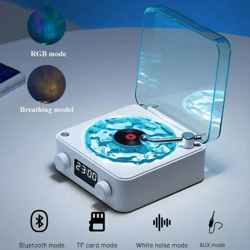 Aureo Vintage Bluetooth Speaker Blue - Image 2
