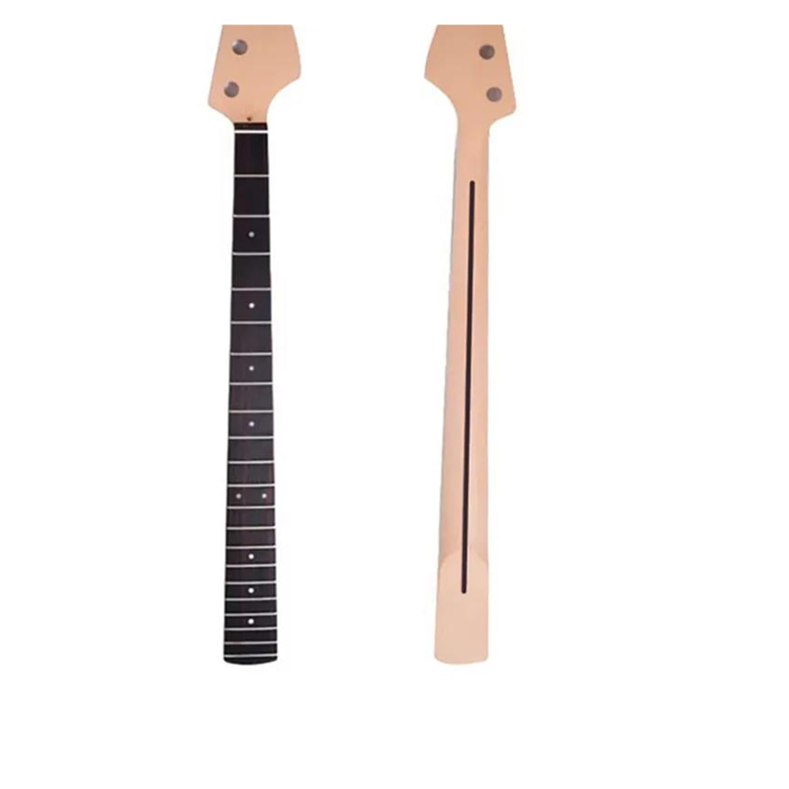 professionellen Gitarrenkorpus 4 Saiten Instrumente Zubehör 21 Bünde E-Bass Gitarre Hals Punkte Ahorn Matt Palisander Griffbrett Halsstab