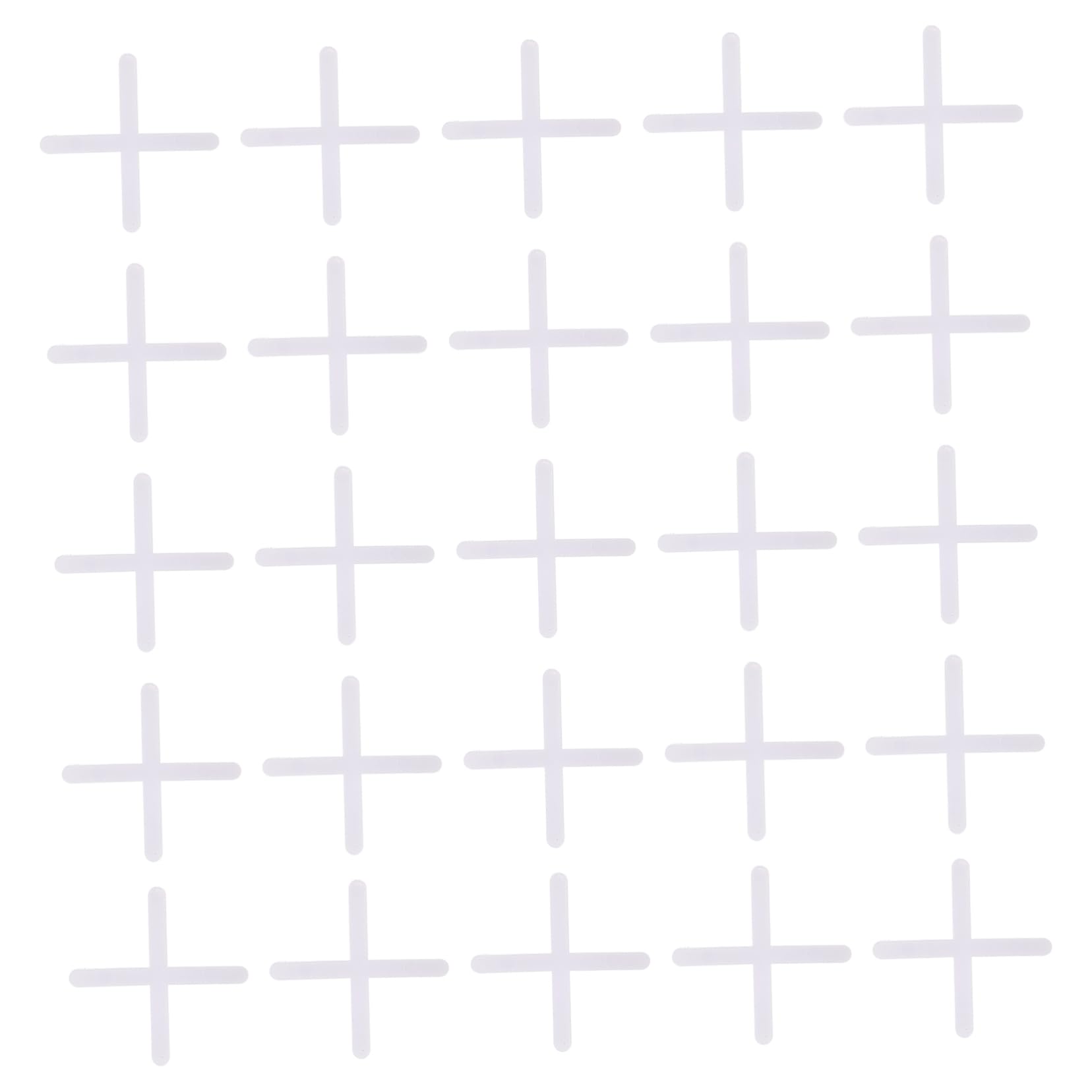NUOBESTY Croisillons de Carrelage Forme Croix Lot de 10000, Réutilisables en Pe, Installation Rapide, pour Pose Précise du Sol Mur