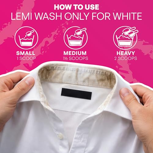 Image of Only for White Fabric Detergent Powder 500g - Brightening & Whitening Detergent, Prevents Dullness, Fading & Yellowing on White Clothes