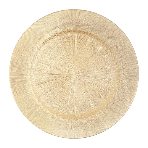 Platos Desechables Dorados Redondos 13 in Pack x100 miniatura 1