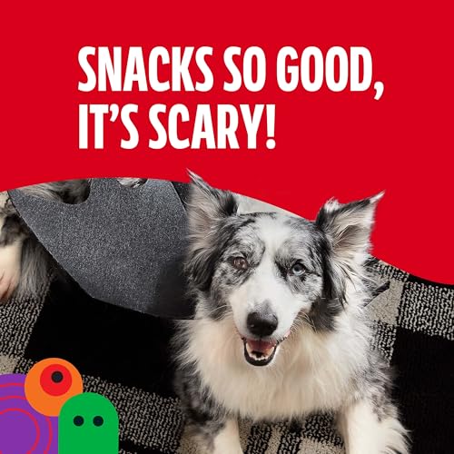 Image of Milk-Bone Soft & Chewy, Mini's Graveyard Bones, 3.7 Oz. Bag | Beef & filet mignon recipe, limited-edition Halloween dog treats, soft dog treats for dogs of all ages and sizes