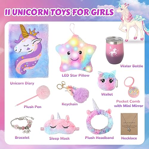 Aberlls K-GREEN DIY JOURNAL Unicorns Gifts For Girls 5 6 7 8 9 10+ Years Old, Kids Unicorn Toys thumb #1