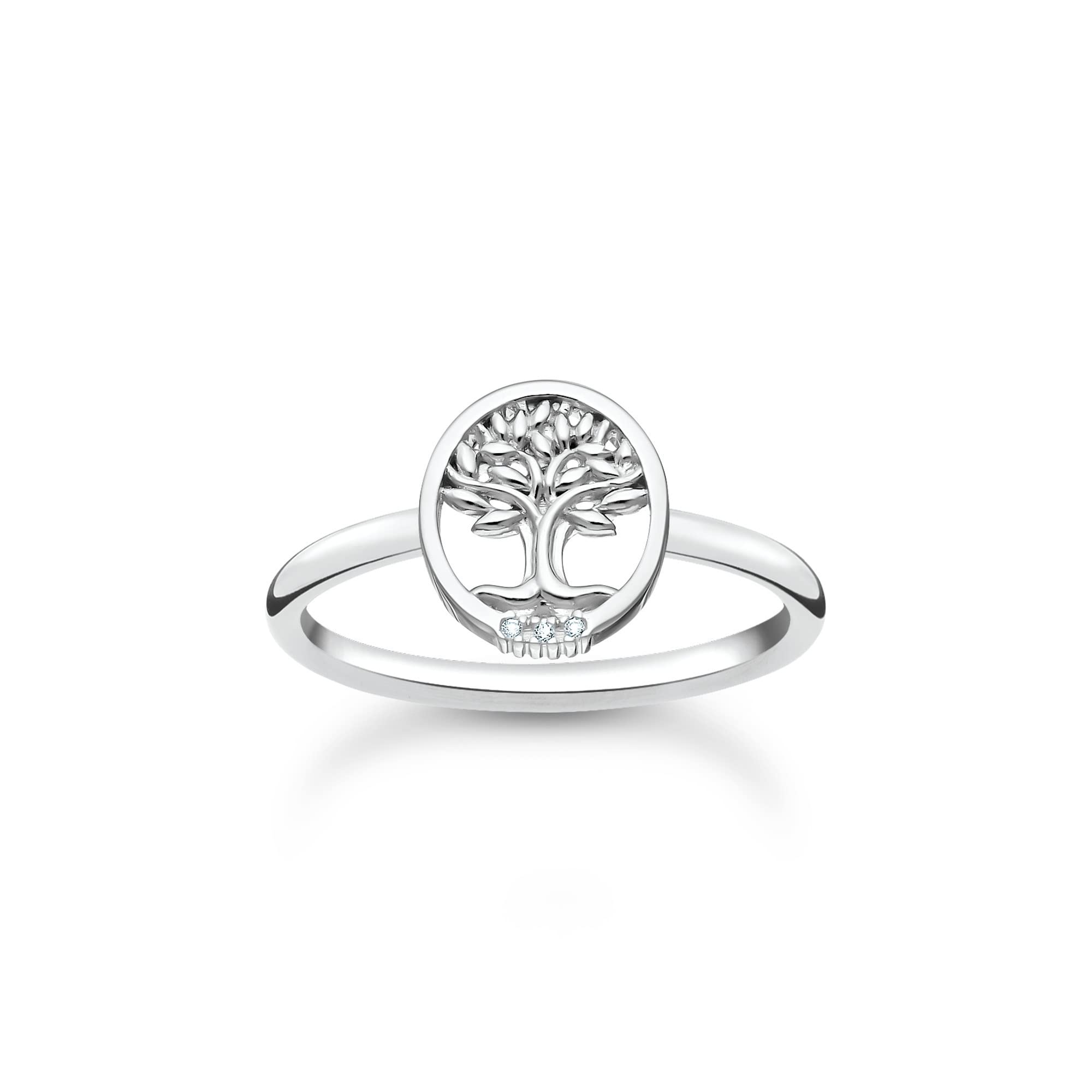 Thomas Sabo Ring Tree of Love with stones 925 Sterling Silver TR2375-051-14-56
