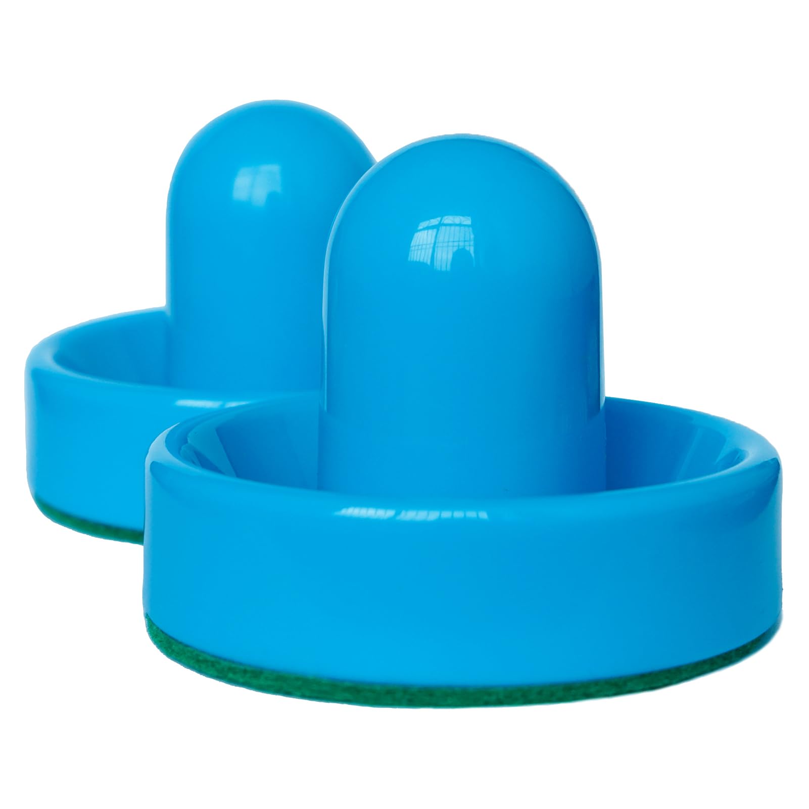 Set Air Hockey Yeelan - 2 Poussoirs Navy, 4 Palets Rouges Grande Taille