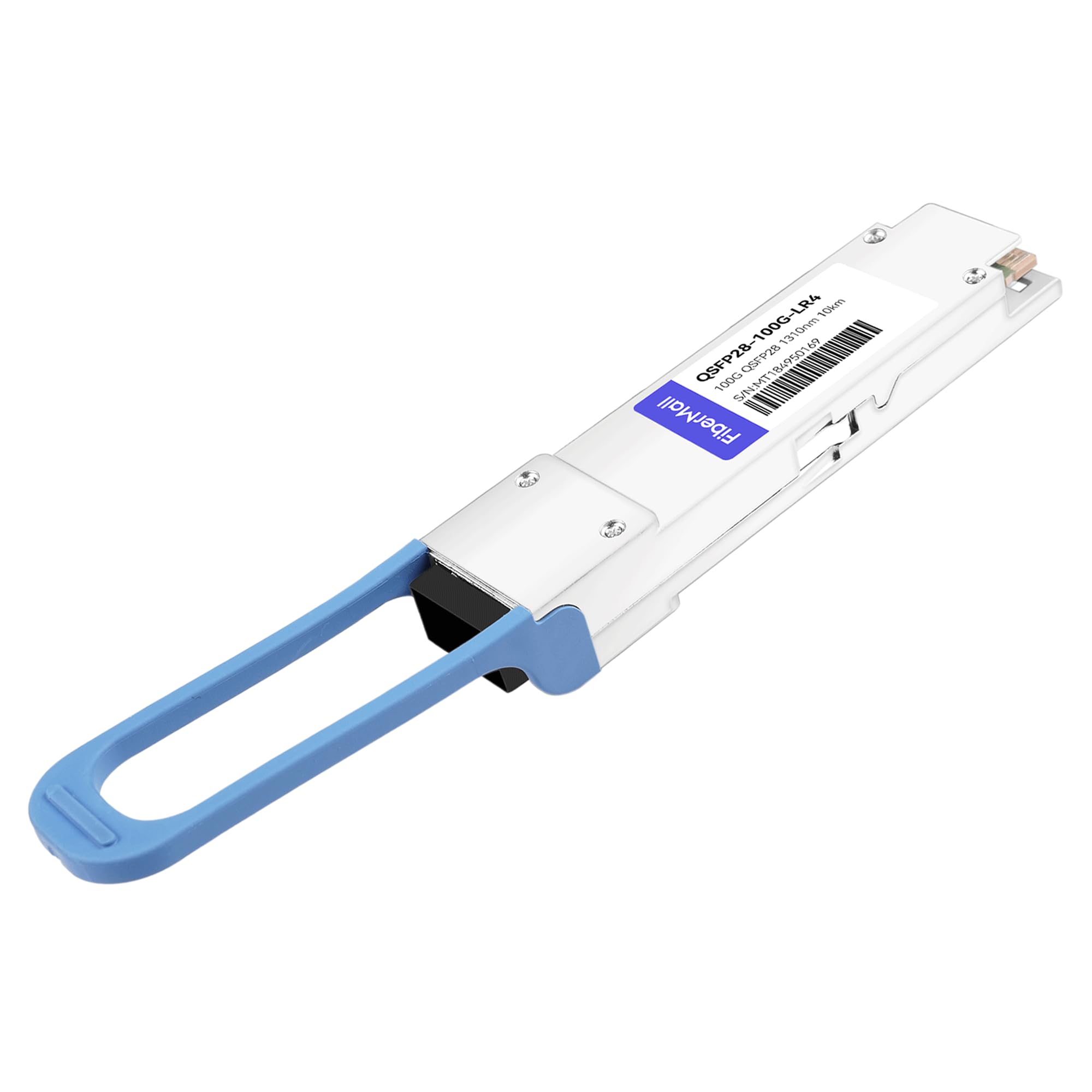 Fiber Mall 100G QSFP28 100GBASE-LR4 Optical Transceiver Module 1310nm 10km LC SMF DOM for Cisco QSFP-100G-LR4-S-image-24