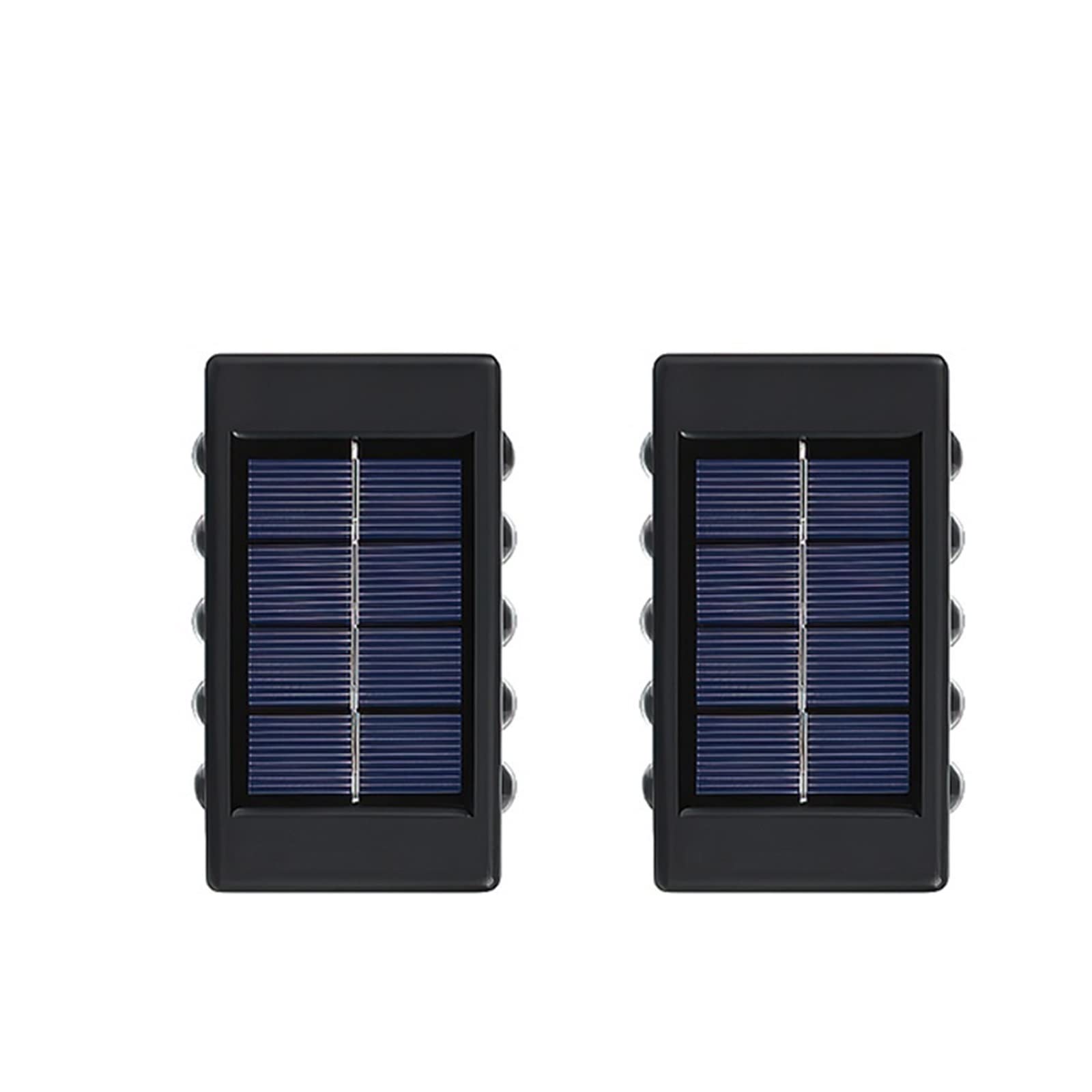 Éclairage solaire extérieur haut et bas 10 LED facile à installer sur façade - 8