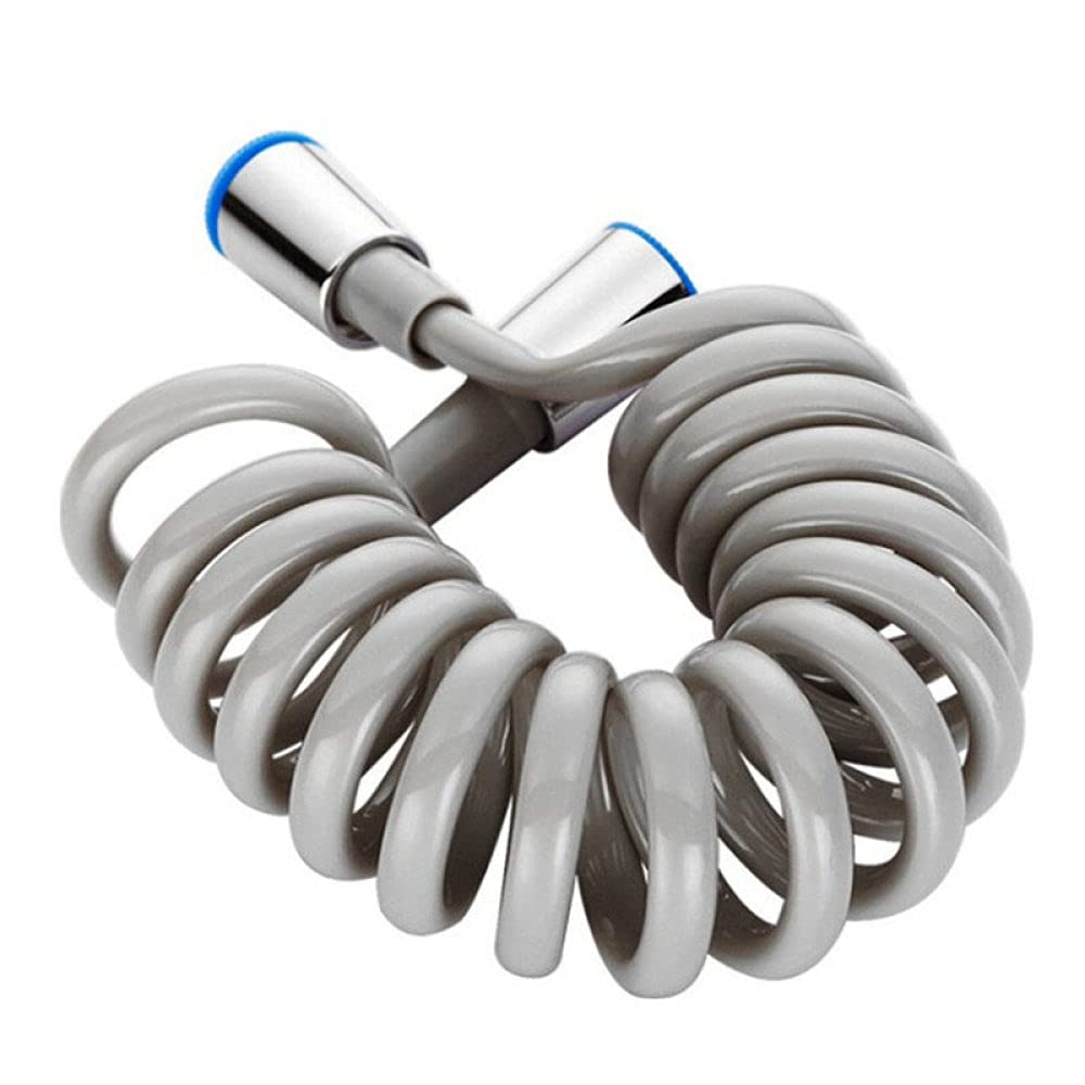Flexibler Brauseschlauch mit Feder for Wasserleitungen, Toiletten-, Bidet- und Pistolenleitungen, Telefonleitung, Sanitärschlauch, Badezimmerzubehör, a1.5m(B2m)