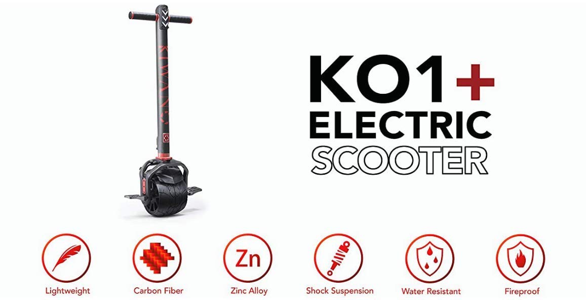 Amazon.com: Kiwano K01+ One-Wheel Electric Scooter | 12 MPH max
