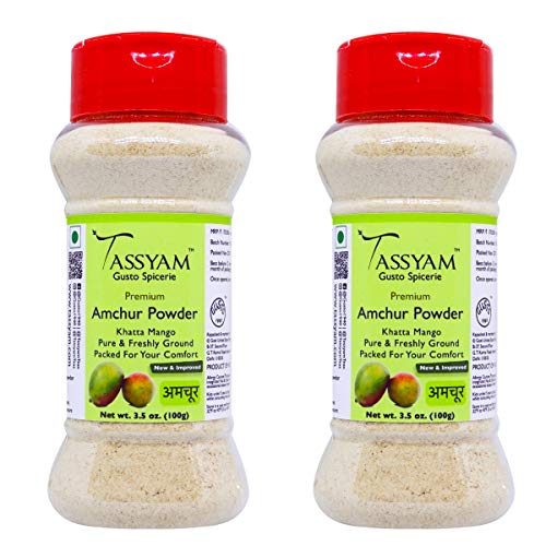 Image of Tassyam Amchur (Dry Mango Powder) 500g (5X 100g) | Dispenser Bottle