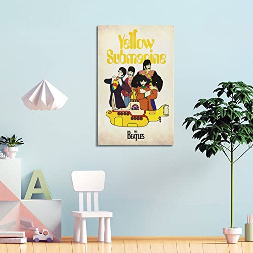 Poster décoratif sur toile de dessin animé des Beatles – Poster et image d’art moderne pour chambre à coucher – 30 x 45 cm - Les Beatles, Paul McCartney, John Lennon, RIngo Starr, George Harrison Poster décoratif sur toile de dessin animé des Beatles - Poster et image d'art moderne pour chambre à coucher - 30 x 45 cm – Image 5