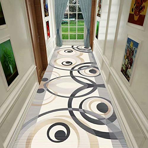 Felpudos moqueta corredor de pasillo largo estilo artístico A 0.6x3m para salón 3