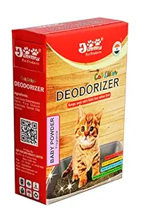 JiMMy Pet Products Cat Litter Deodorizer 1.2 Kg (Baby Powder)