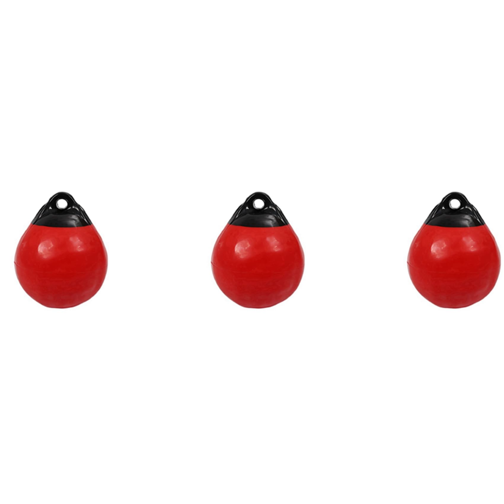 VIOPDER 3X Heavy Duty PVC Boat Ball Round Anchor Buoy Dock Bumper Ball Inflatable Protection Marine Mooring Buoy Red