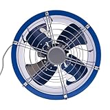 Exhaust Fan, 110V 370W Powerful Paint Booth Exhaust Fan...