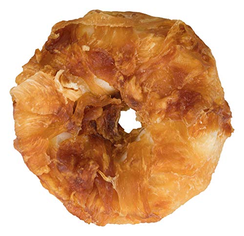 TRIXIE zuckerfreier und glutenfreier Hühnchen Kauring "Denta Fun Chicken Chewing Rings, ø 6 cm, 2 St./110 g" - 31332 - Image 3