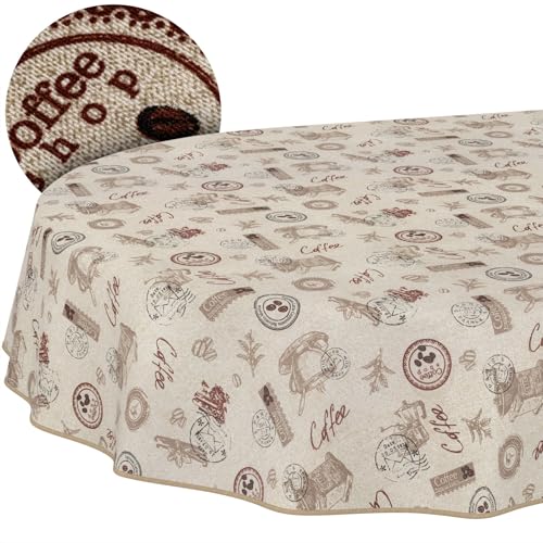 Nappe de table de qualité avec ruban passepoilé pour réception extérieure