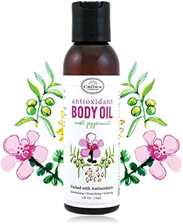 100% Natural Antioxidant Body Oil for Skin and Hair | Antioxidant Rich Moisturizing Oils Soothe Dry and Sensitive Skins | Desert Date, Manuka, Sunflower, Almond, Olive Oils & Vitamin E