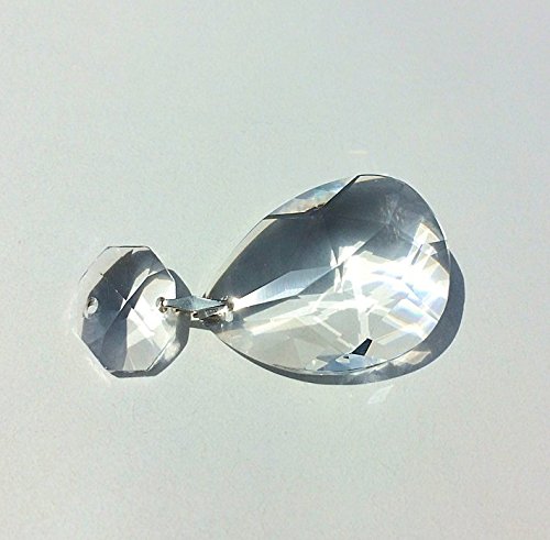 Christoph Palme 100x Kristallverbinder 8x8mm – Verchromt, Für Lüster & Schmuck