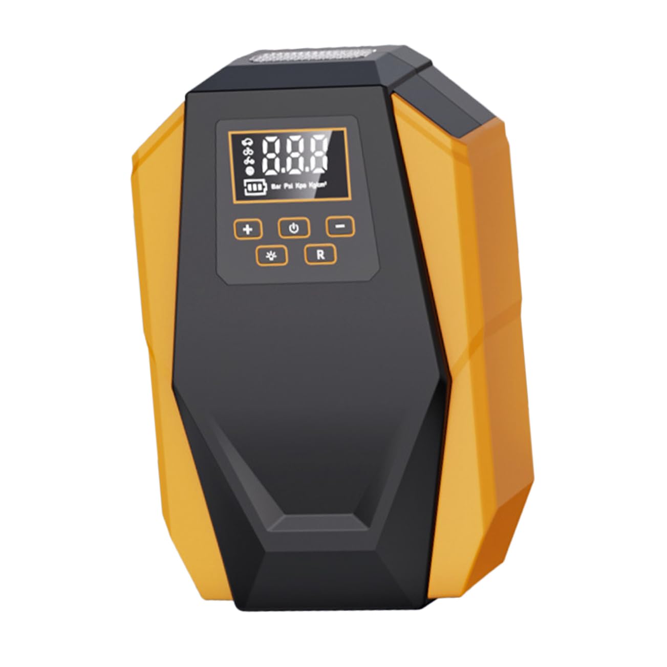 Vaguelly Pompa Elettrica Auto Portatile Manometro Digitale e Funzione Auto-Stop per Pneumatici Veicoli e Moto