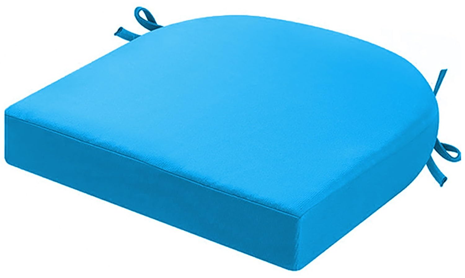 Coussin de chaise imperméable 50x50 grand format avec attaches pour table restaurant