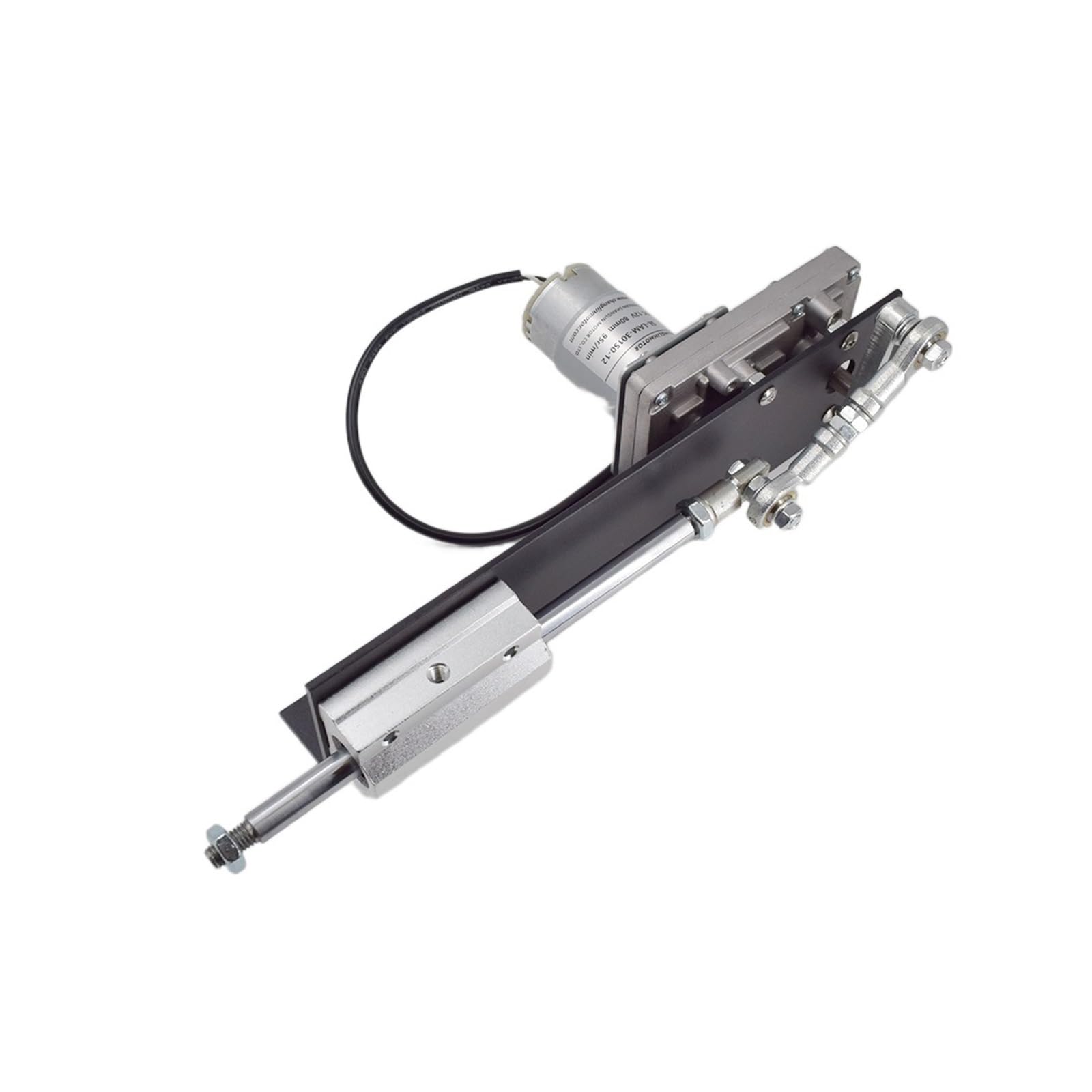 Teleskopowy siłownik liniowy DC 12V/24V z pilotem regulowany skok mechanizm posuwisto-zwrotny wolne złącze,Wielofunkcyjny(24V80mm120rpm)