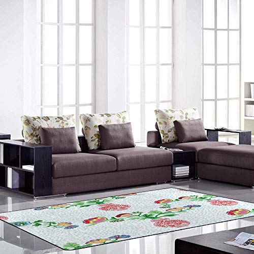 Grand tapis super doux de qualité supérieure en velours corail