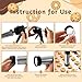 Tiaforza Stainless Steel Cookies Press Set, Churro Maker Machine, Cookie Press Gun Kit with 13 Cookie Discs, 8 Piping Tips and 2 Clean Brushes for DIY Biscuit/Cake Maker and Decorating Baking Supplies