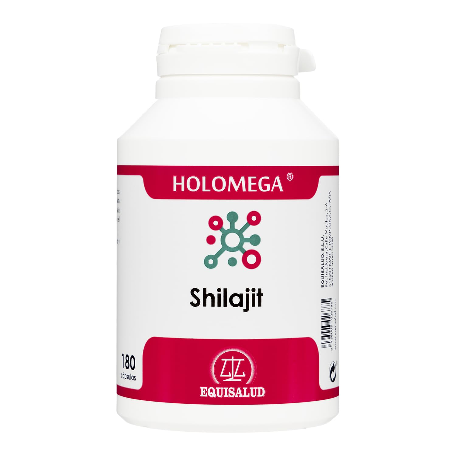 Equisalud - Holomega Shilajit Puro - >50% Ácido Fúlvico - 180 Cápsulas | Suplemento Adaptógeno rico en y Minerales del Himalaya - Fórmula Vegetal para tu Rutina Diaria de Vitalidad