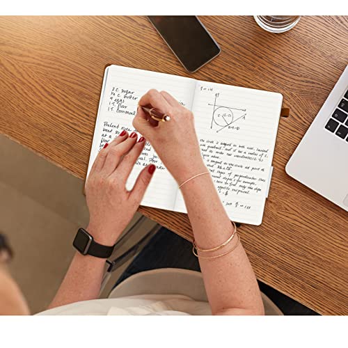 Soomeet LINED JOURNAL-BROWN Journal Notebook, 200 Pages, Leather Hardcover Notebooks thumb #7