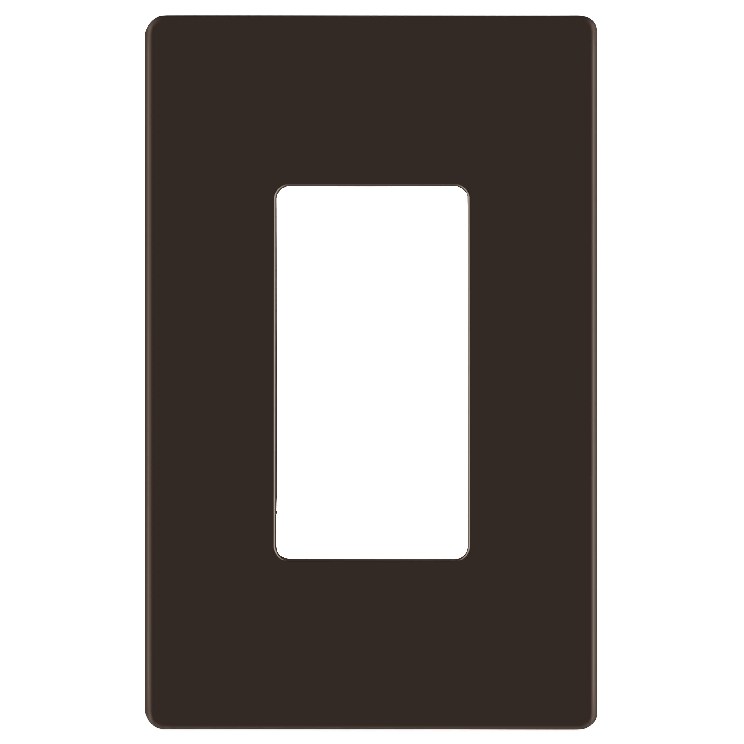 LIDER Brushed Finish Decorator Switch Cover, Screwless Wall Plate, Mid-Size 2-Gang 4.88" x 4.92", Unbreakable Polycarbonate Thermoplastic, UL Listed, LSWP-32M-BGD, Brushed Gold — view 54