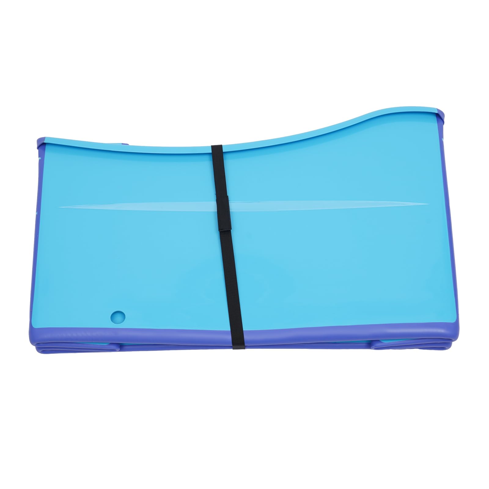 Vasca da bagno pieghevole, 98 x 50 x 56 cm, vasca da bagno portatile, vasca da bagno in piedi, per famiglia, bagno, spa, blu