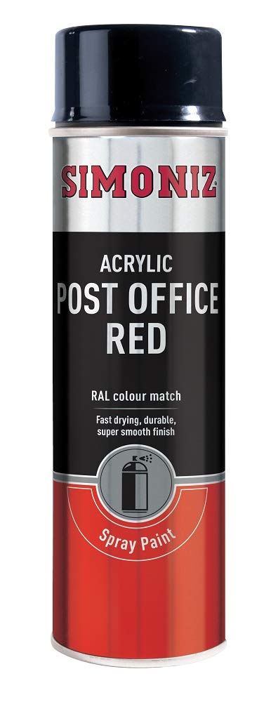 Simoniz Post Office Van Red Spray Paint - 500ml