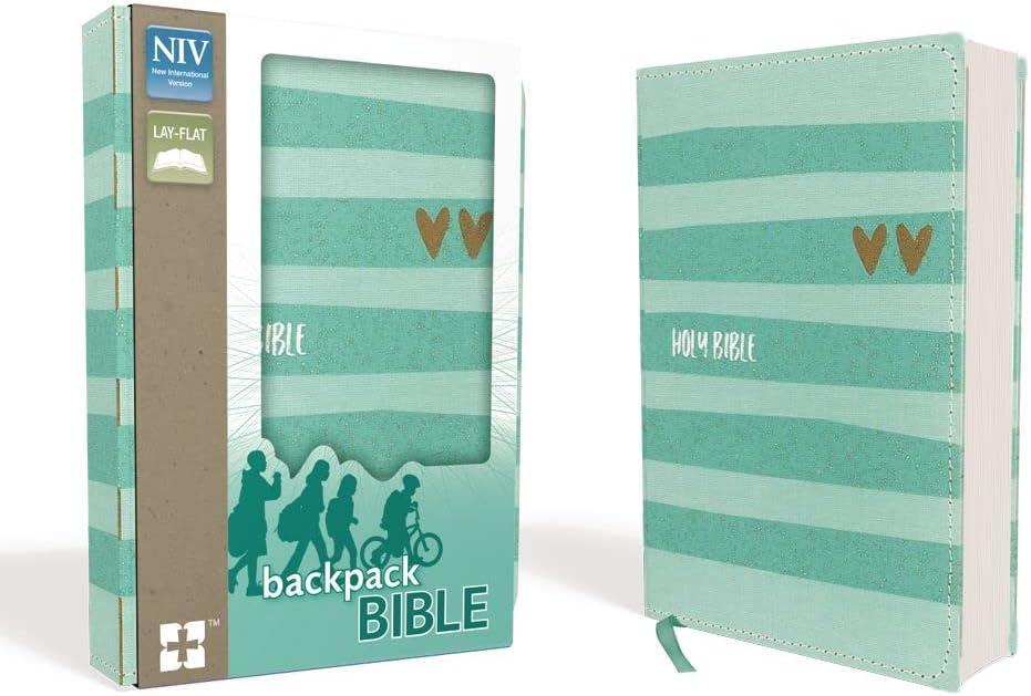 NIV, Backpack Bible, Compact, Flexcover, Teal