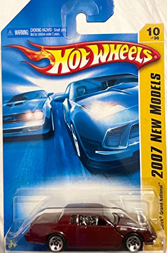 Hot Wheels 2007 Buick Grand National 1:64 Die Cast miniatura 1