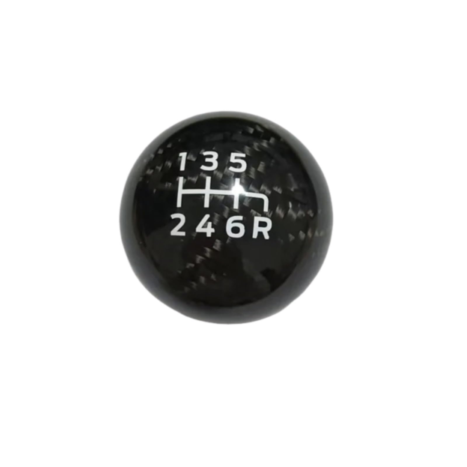 XEXJHQQ Gear Stick Knob for Focus for Fiesta RS ST Car Manual Transmission 6 Speed Racing Carbon Fiber Gear Shift Knob(6 Speed R R)