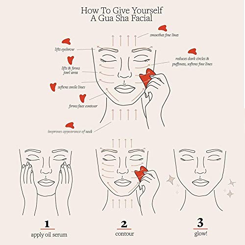 Gua Sha schrapen, 3 stuks Jade GuaSha schrapen massage tools met gladde rand voor fysiotherapie, natuurlijke Jade Gua… - Image 7