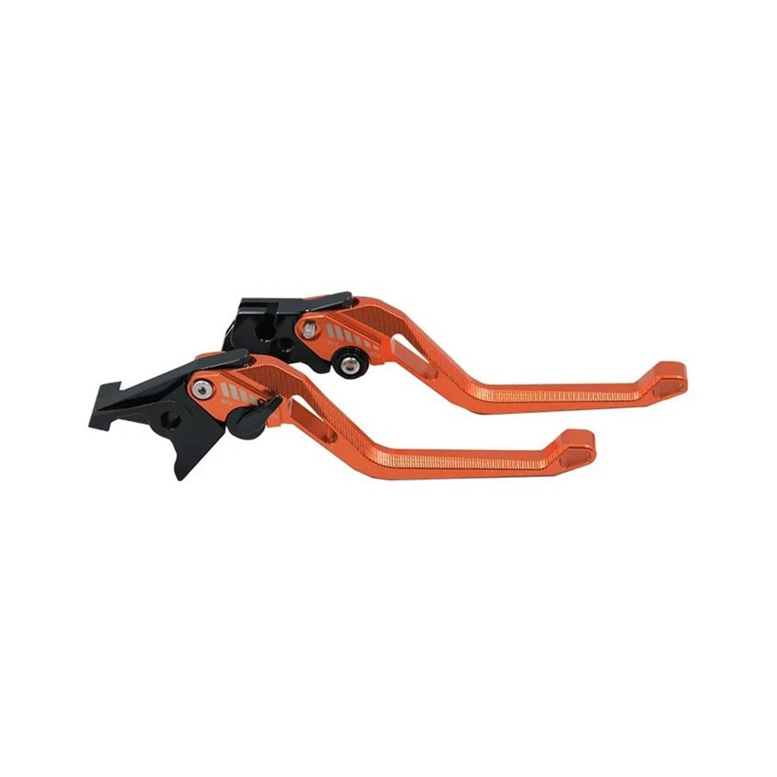 RVEVFBKBAL Motorcycle Brake Clutch Levers for Vespa 160GS 180SS 150 VBA-T4 50-125 PV ET3 PK S XL Adjustable Lever(Orange Long)