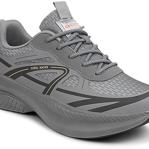 Image of Calcetto Men's CLT-1026 Lifestyle Shoes | Extra Comfort & Lightweight with Chunky Sole | Stylish Lace-Up Footwear